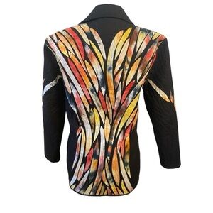 Vintage Handmade Quilted Womens Jacket